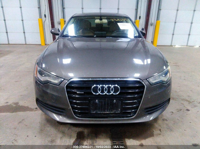 2012 Audi A6 3.0 Premium VIN: WAUGGAFC6CN125672 Lot: 37686221