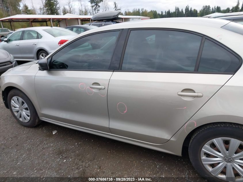 3VW2K7AJ8EM257363 2014 Volkswagen Jetta 2.0L S