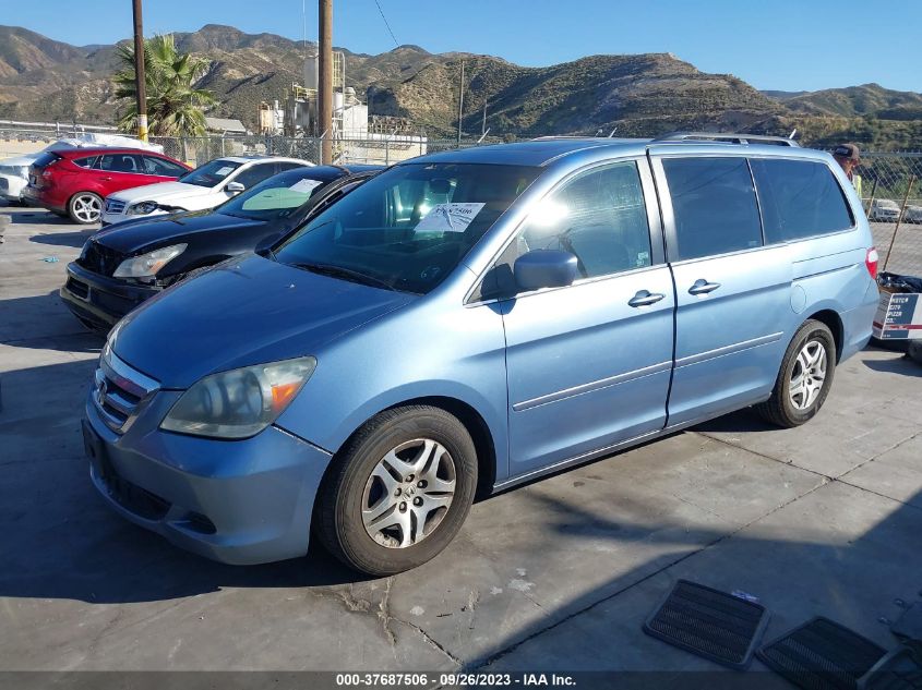 2006 Honda Odyssey Ex-L VIN: 5FNRL38676B071408 Lot: 37687506