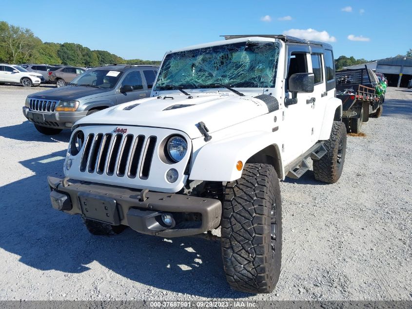 2016 Jeep Wrangler Unlimited 75Th Anniversary VIN: 1C4BJWEGXGL240020 Lot: 37687901