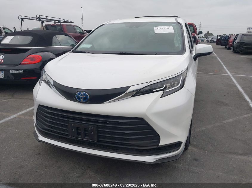 5TDKRKECXMS004430 2021 Toyota Sienna Le