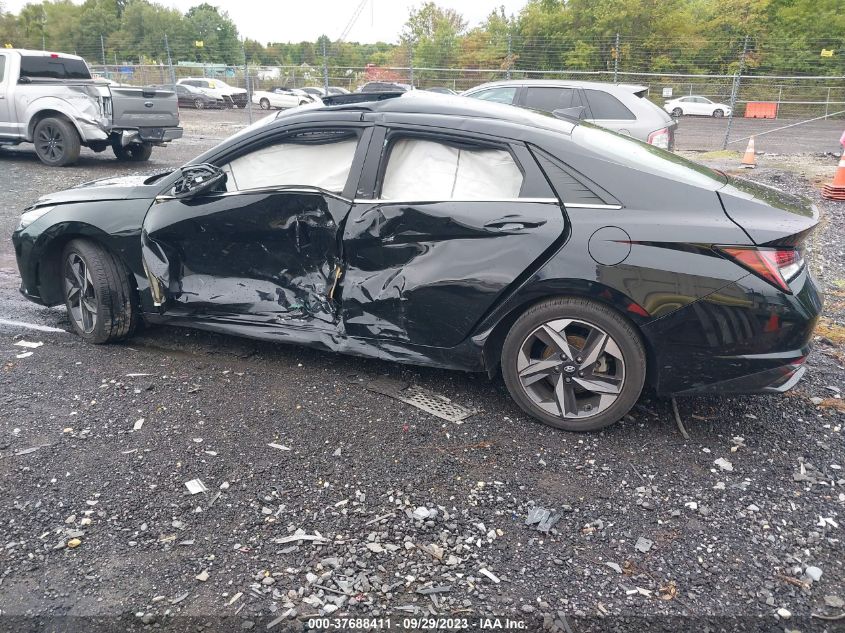 KMHLN4AJ5MU003855 2021 Hyundai Elantra Hybrid Limited