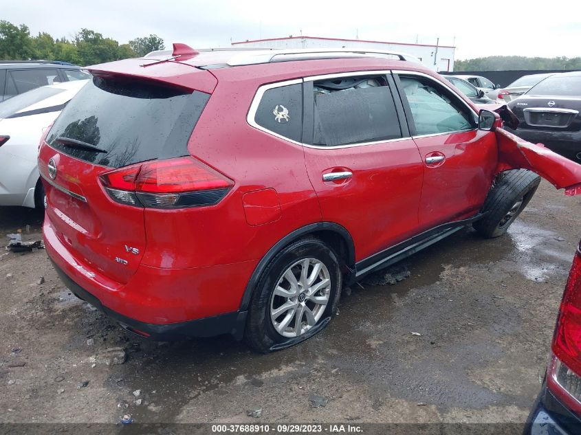 2017 Nissan Rogue Sv VIN: JN8AT2MV3HW281222 Lot: 37688910