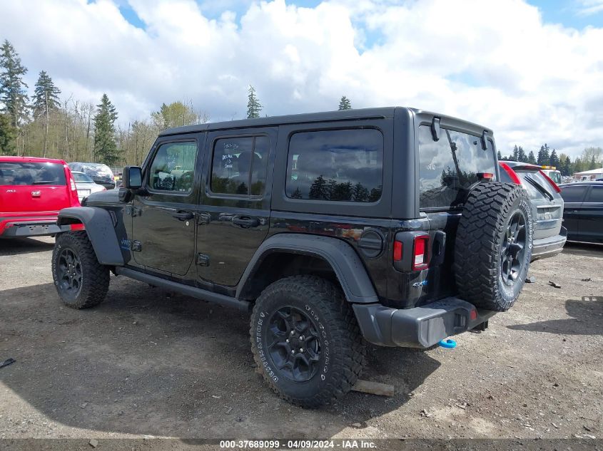 2023 Jeep Wrangler 4Xe 4X4 VIN: 1C4JJXN61PW642581 Lot: 37689099