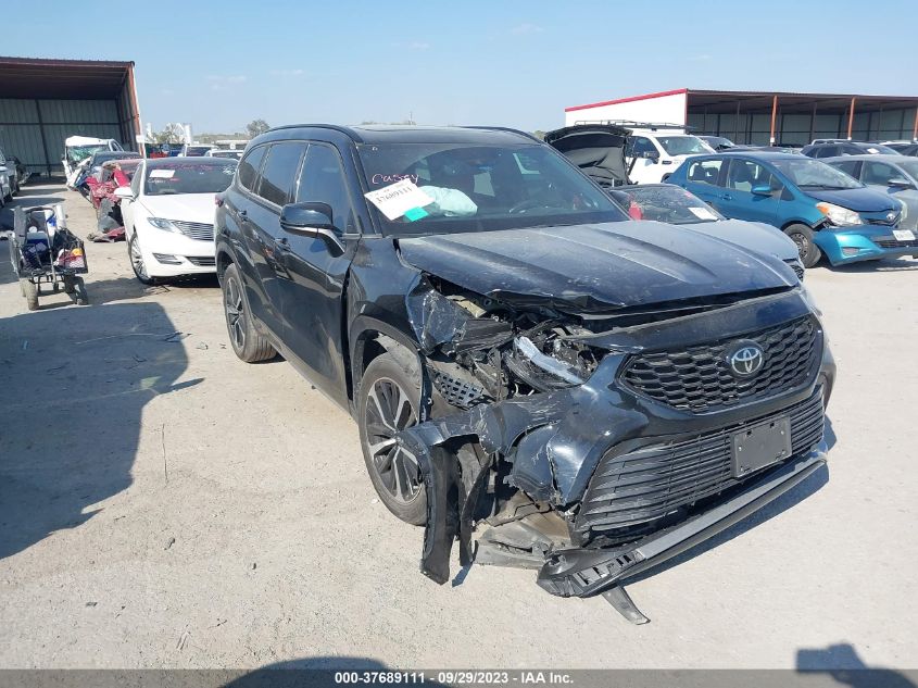 2021 Toyota Highlander Xse VIN: 5TDJZRAHXMS075696 Lot: 37689111