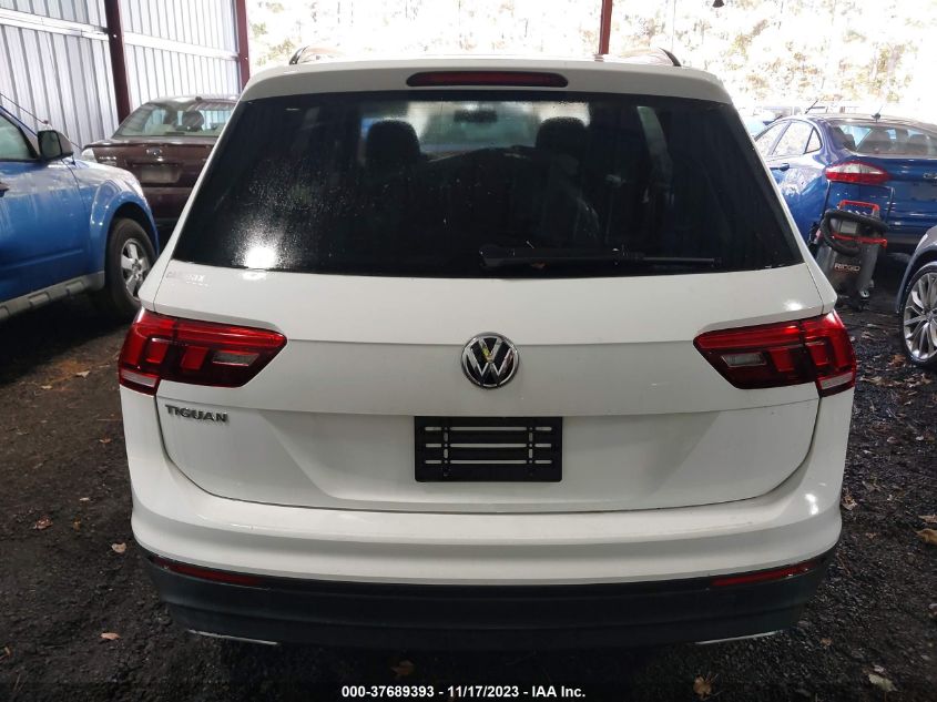 2019 Volkswagen Tiguan S VIN: 3VV0B7AXXKM020241 Lot: 37689393