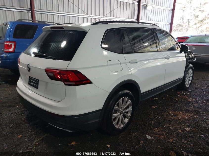 2019 Volkswagen Tiguan S VIN: 3VV0B7AXXKM020241 Lot: 37689393