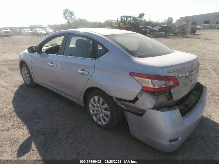 2013 Nissan Sentra S VIN: 3N1AB7AP6DL678766 Lot: 37689428