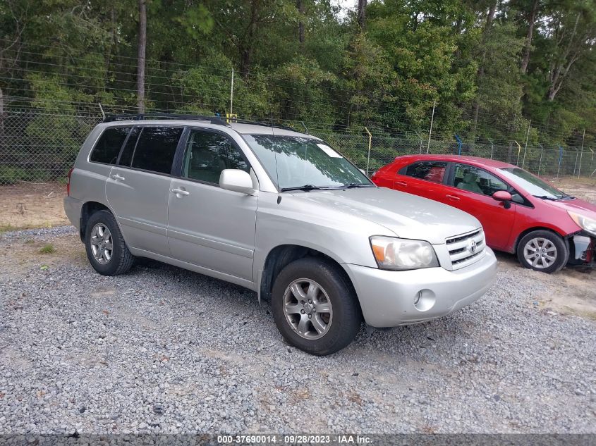 2005 Toyota Highlander VIN: JTEGP21A050081601 Lot: 37690014