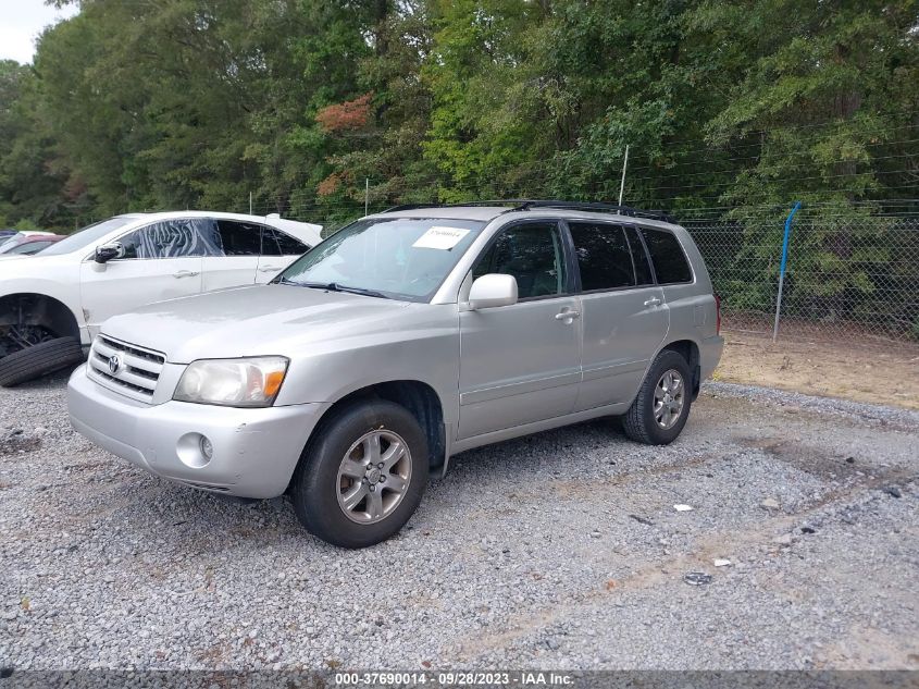 2005 Toyota Highlander VIN: JTEGP21A050081601 Lot: 37690014