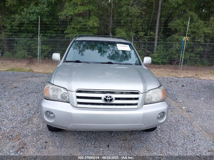 2005 Toyota Highlander VIN: JTEGP21A050081601 Lot: 37690014