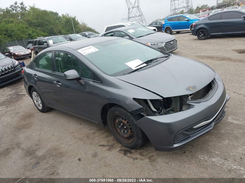 2013 Honda Civic Lx VIN: 19XFB2F59DE260042 Lot: 37691060