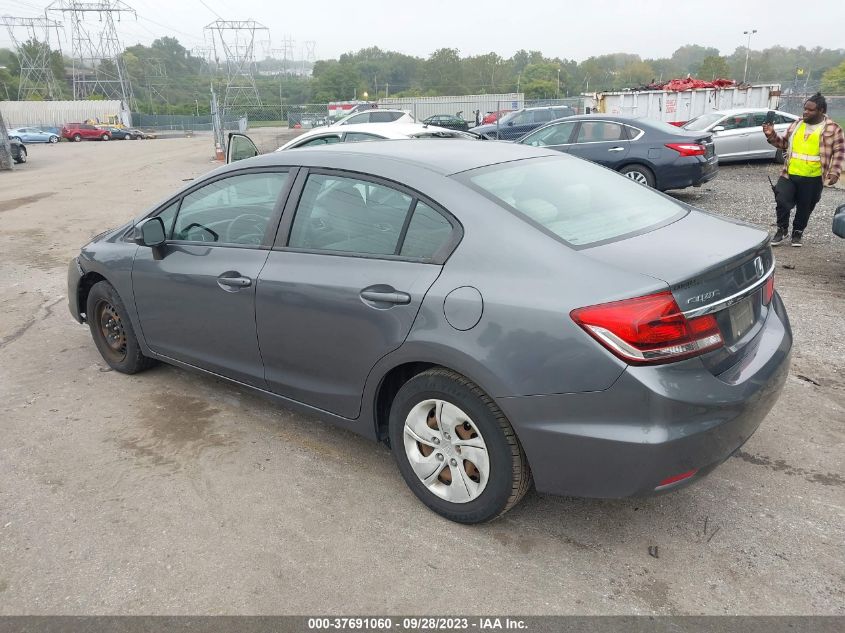 2013 Honda Civic Lx VIN: 19XFB2F59DE260042 Lot: 37691060