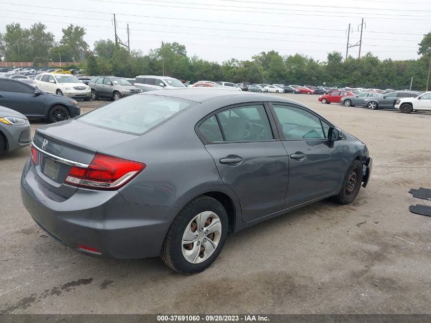 2013 Honda Civic Lx VIN: 19XFB2F59DE260042 Lot: 37691060