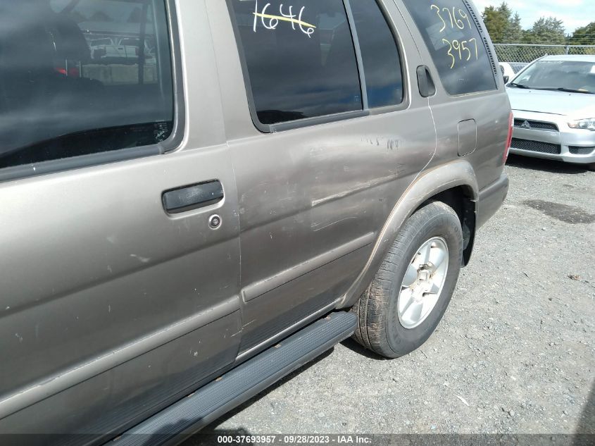 2001 Nissan Pathfinder Le VIN: JN8DR09X21W572648 Lot: 37693957