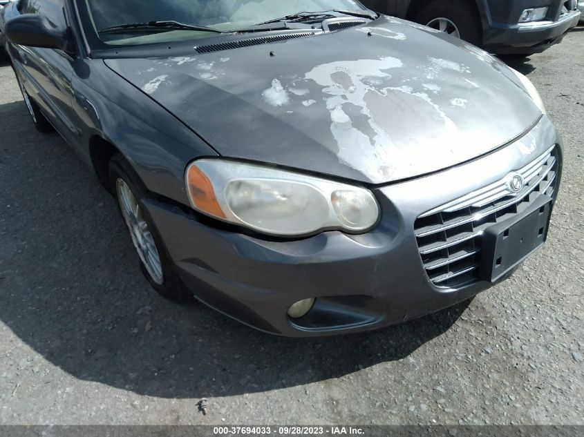 2005 Chrysler Sebring Touring VIN: 1C3EL55RX5N592605 Lot: 37694033