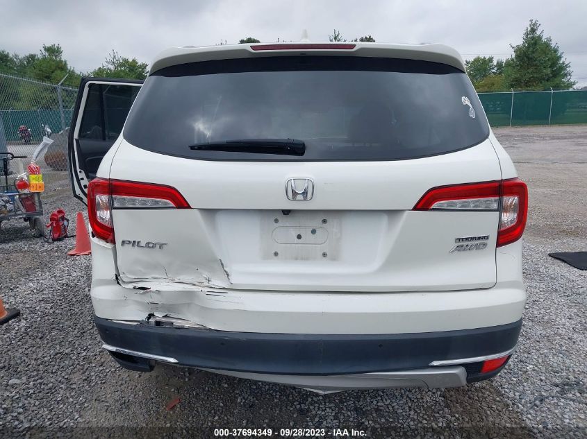 2019 Honda Pilot Touring VIN: 5FNYF6H97KB004915 Lot: 37694349