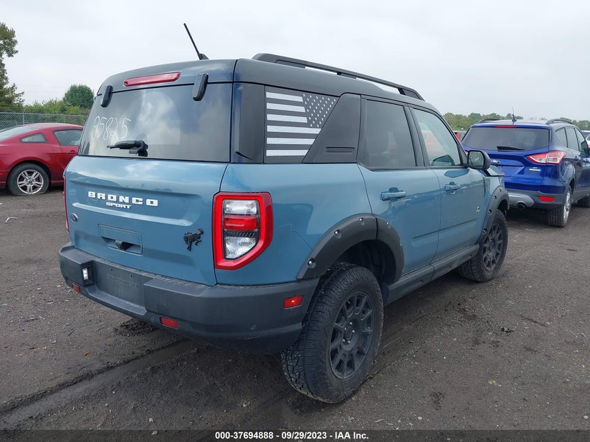 2021 Ford Bronco Sport Outer Banks VIN: 3FMCR9C63MRA95825 Lot: 37694888