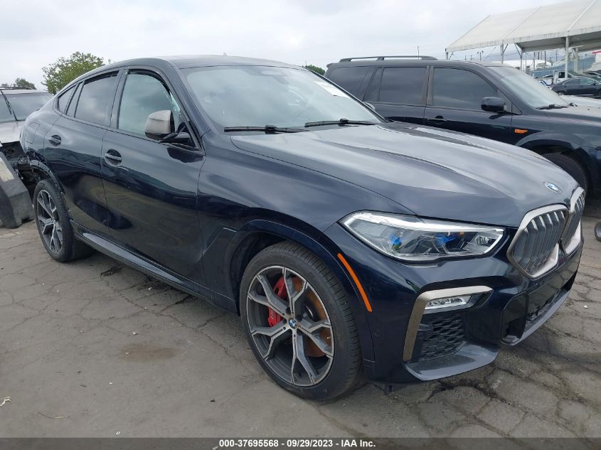 VIN 5UXCY8C01M9F75663 2021 BMW X6, M50I no.1