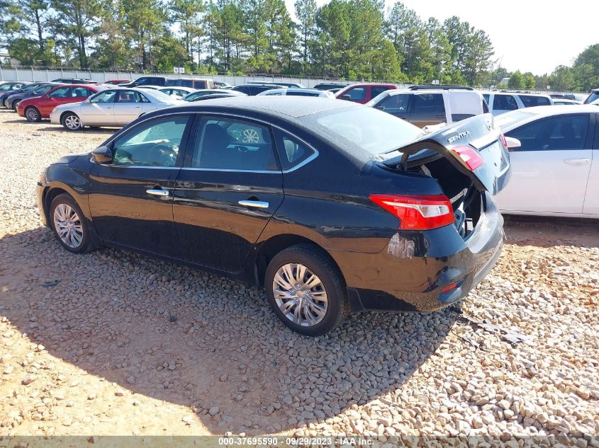 2016 Nissan Sentra S VIN: 3N1AB7AP8GY332208 Lot: 37695590