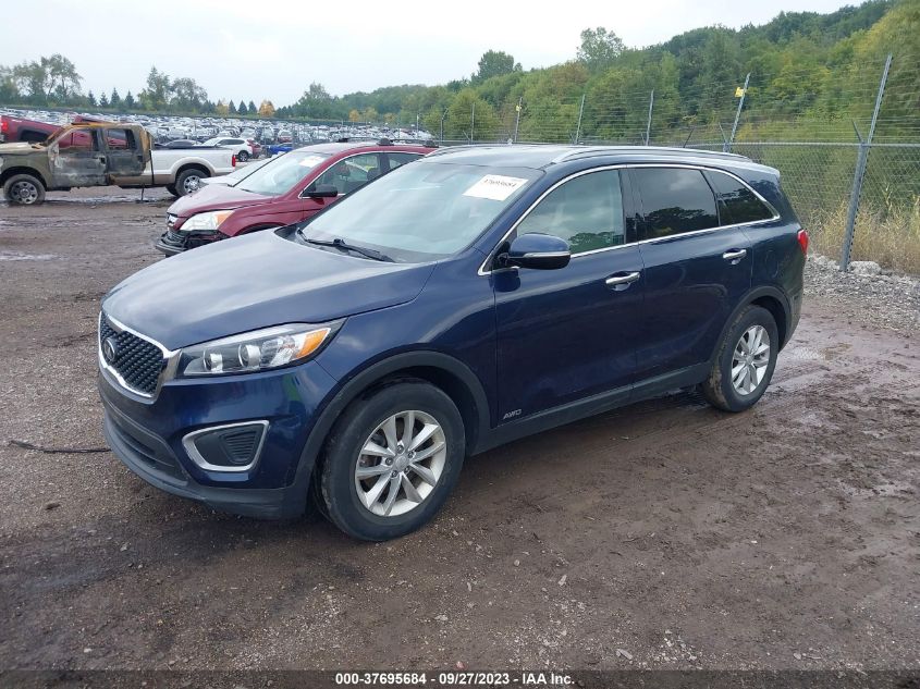 2017 Kia Sorento Lx V6 VIN: 5XYPGDA51HG190800 Lot: 37695684