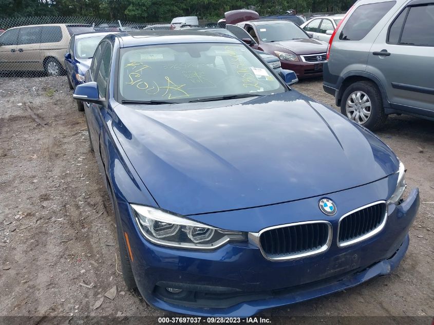 2018 BMW 320I xDrive VIN: WBA8E5G50JNV03130 Lot: 37697037