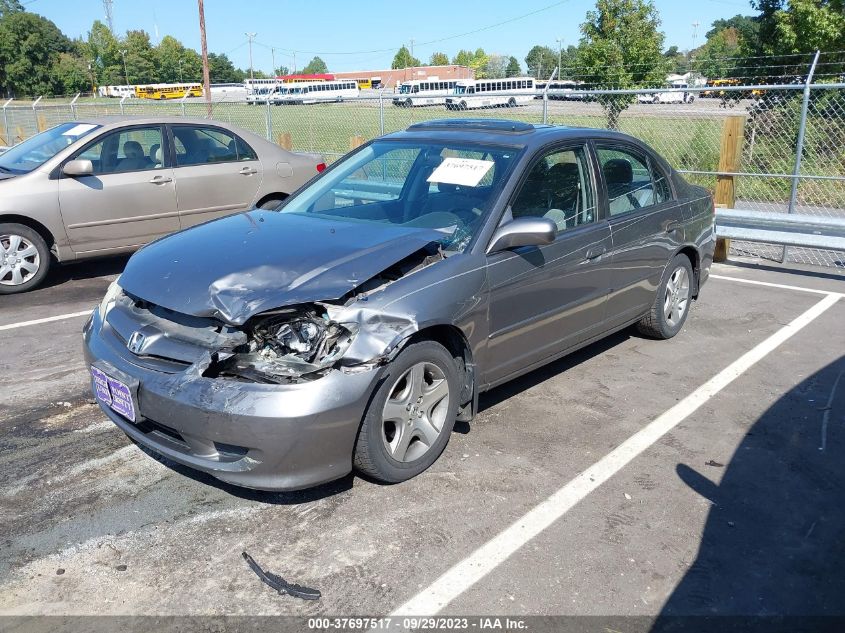 2004 Honda Civic Ex VIN: 2HGES26784H533233 Lot: 37697517