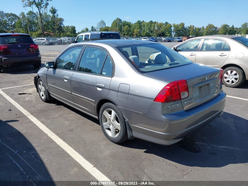 2004 Honda Civic Ex VIN: 2HGES26784H533233 Lot: 37697517