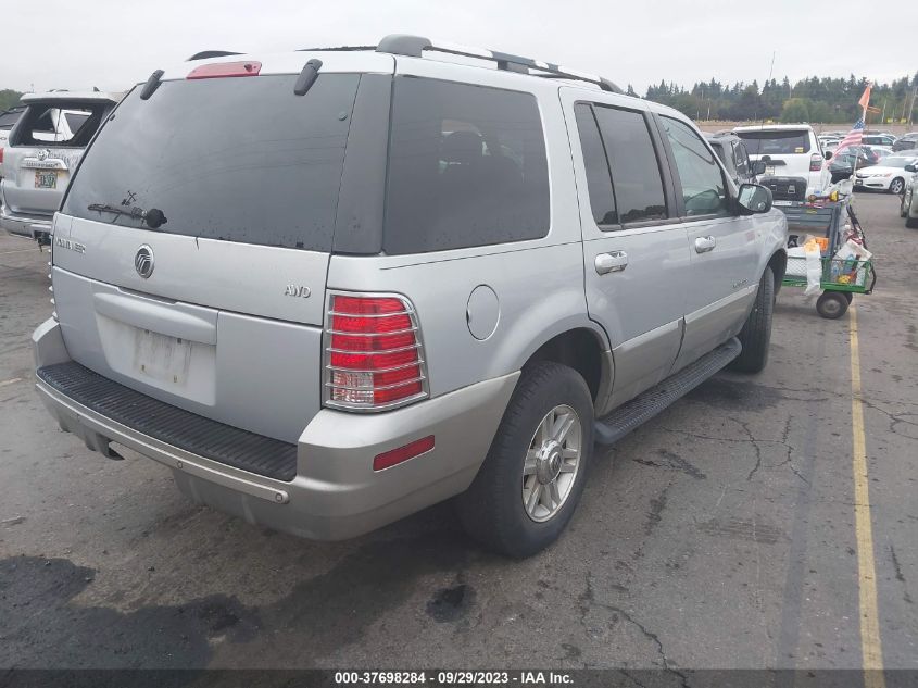 2002 Mercury Mountaineer VIN: 4M2DU86E92UJ01616 Lot: 37698284