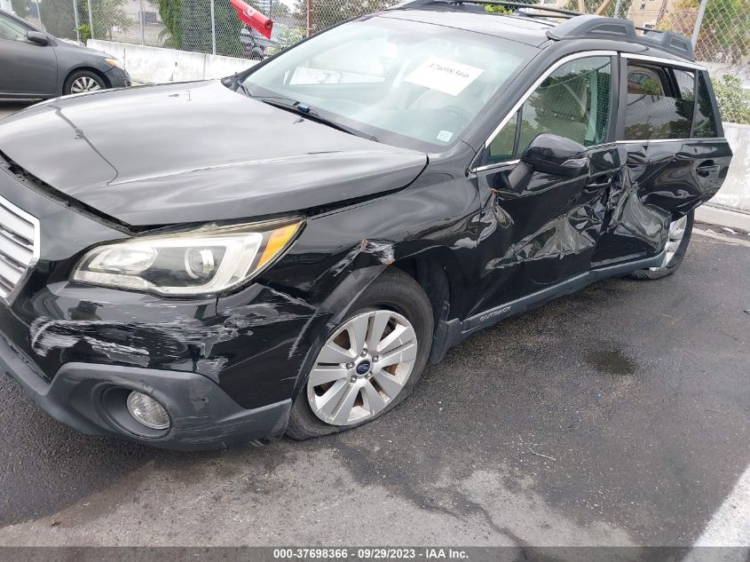 2016 Subaru Outback 2.5I Premium VIN: 4S4BSAHCXG3335357 Lot: 37698366