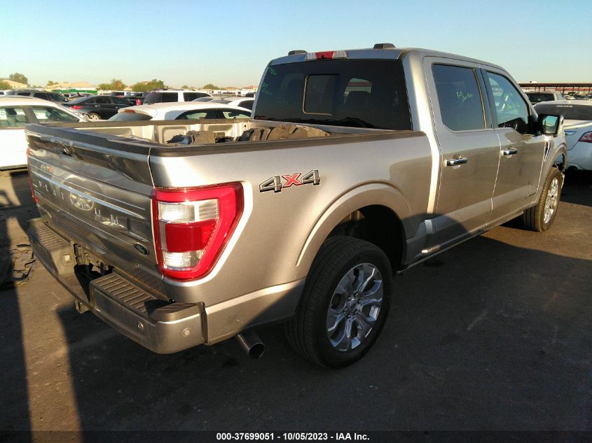 2021 Ford F-150 Platinum VIN: 1FTFW1ED5MFD13199 Lot: 37699051