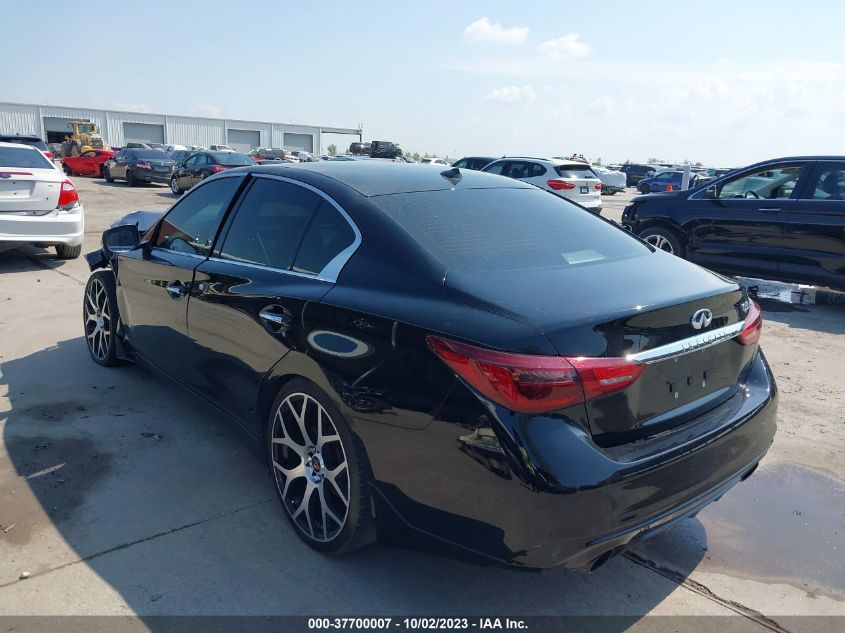 2018 Infiniti Q50 3.0T Luxe VIN: JN1EV7AP8JM359430 Lot: 37788404