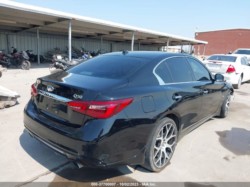 2018 Infiniti Q50 3.0T Luxe VIN: JN1EV7AP8JM359430 Lot: 37788404