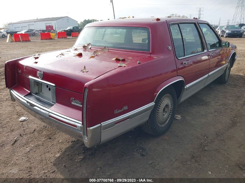 1992 Cadillac Deville VIN: 1G6CD53B2N4283791 Lot: 37700768