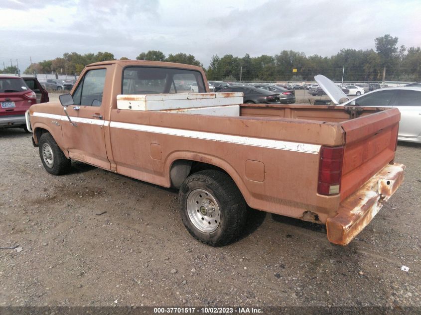 1981 Ford F100 VIN: 1FTCF10E1BPA69769 Lot: 37701517