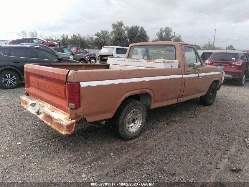 1981 Ford F100 VIN: 1FTCF10E1BPA69769 Lot: 37701517