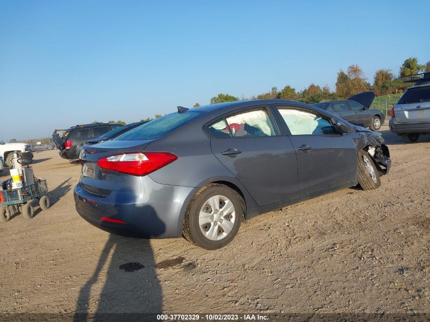 2016 Kia Forte Lx VIN: KNAFK4A6XG5567857 Lot: 37702329