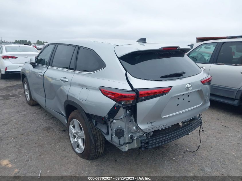 2023 Toyota Highlander Le VIN: 5TDKDRAH3PS509027 Lot: 37702927