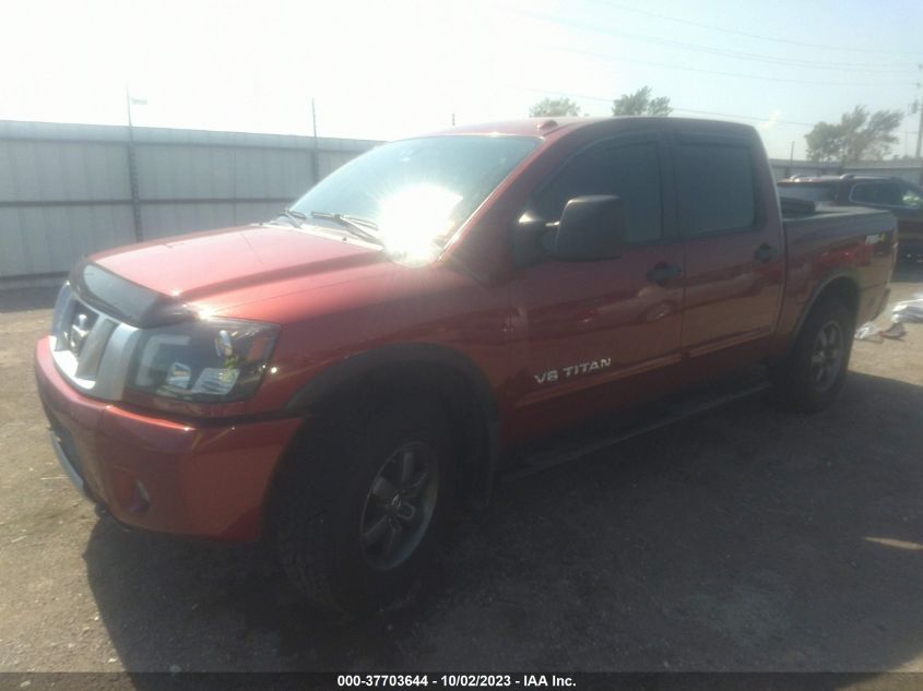 2015 Nissan Titan S/Sv/Pro-4X/Sl VIN: 1N6BA0EC8FN514812 Lot: 37703644