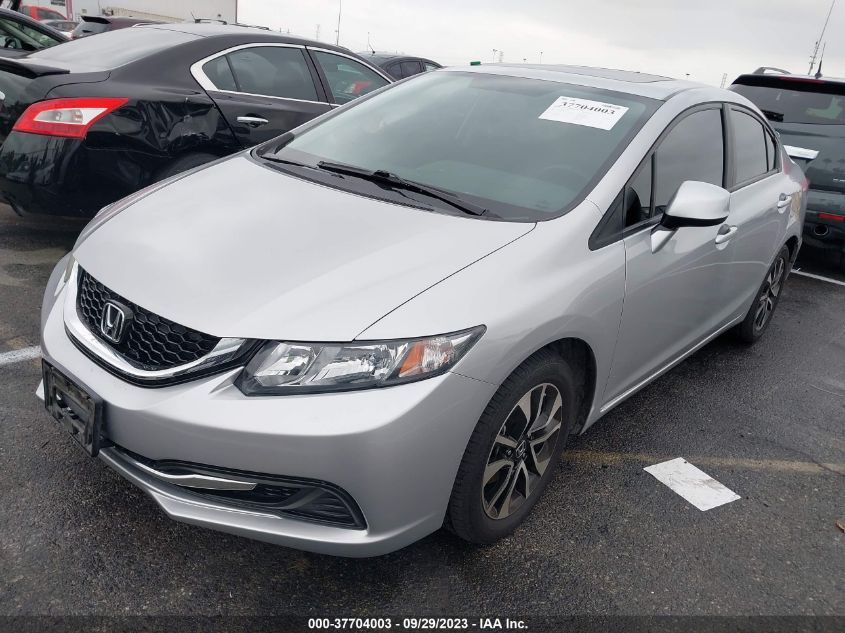 2013 Honda Civic Sdn Ex VIN: 19XFB2F84DE212913 Lot: 37704003