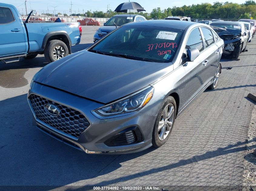 2019 Hyundai Sonata Sel VIN: 5NPE34AF7KH760696 Lot: 37704092