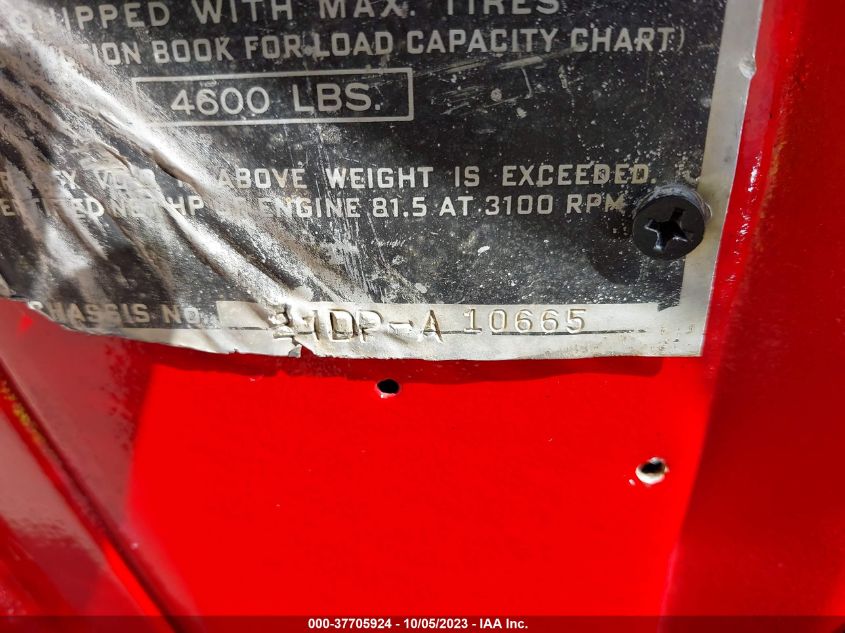 1946 Chevrolet Pickup VIN: 21DPA10665 Lot: 37705924