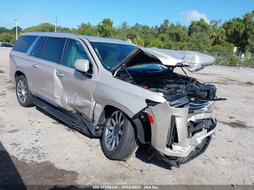 2022 Cadillac Escalade Esv Premium Luxury Platinum VIN: 1GYS4MKL0NR224233 Lot: 37706324