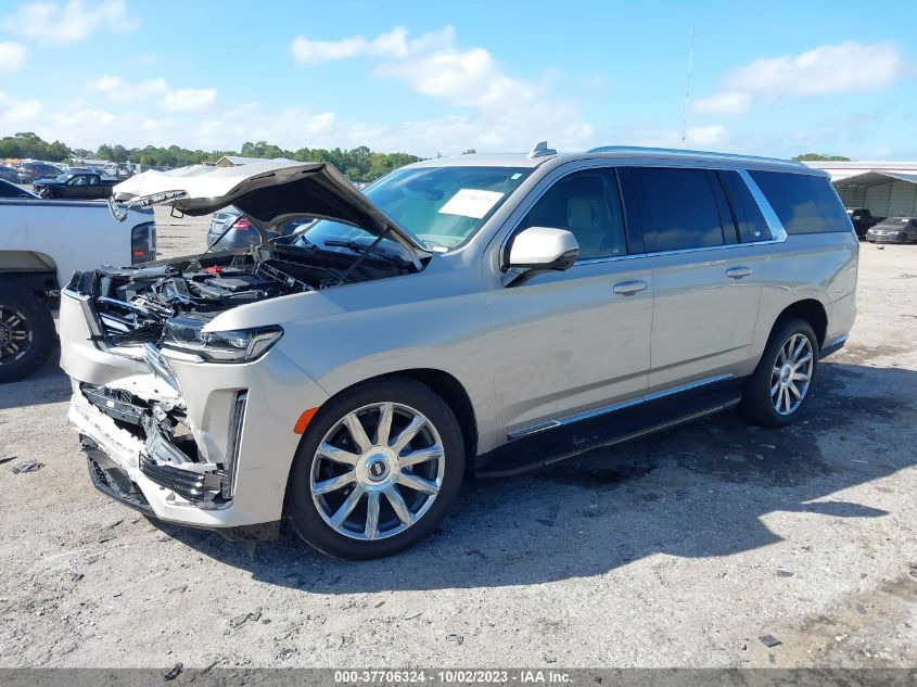 2022 Cadillac Escalade Esv Premium Luxury Platinum VIN: 1GYS4MKL0NR224233 Lot: 37706324