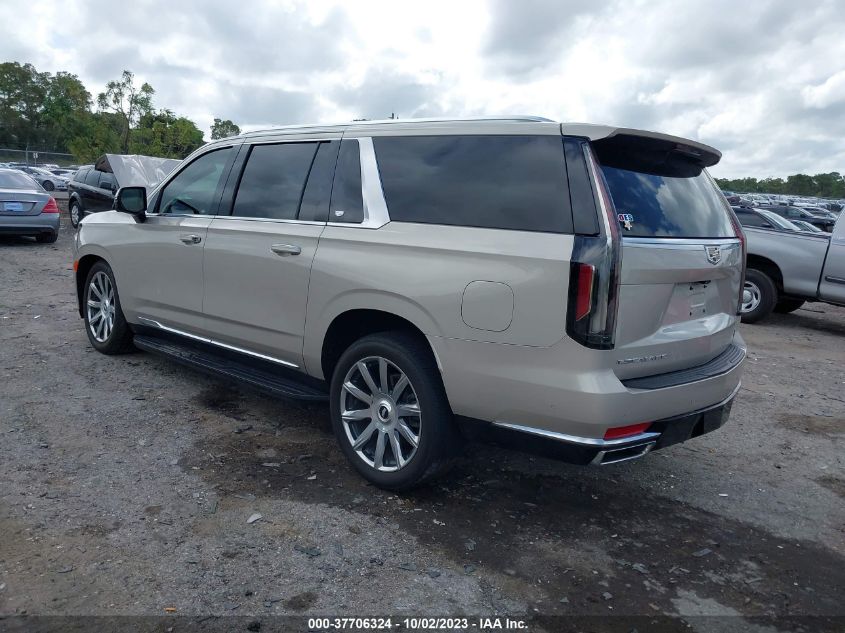 2022 Cadillac Escalade Esv Premium Luxury Platinum VIN: 1GYS4MKL0NR224233 Lot: 37706324