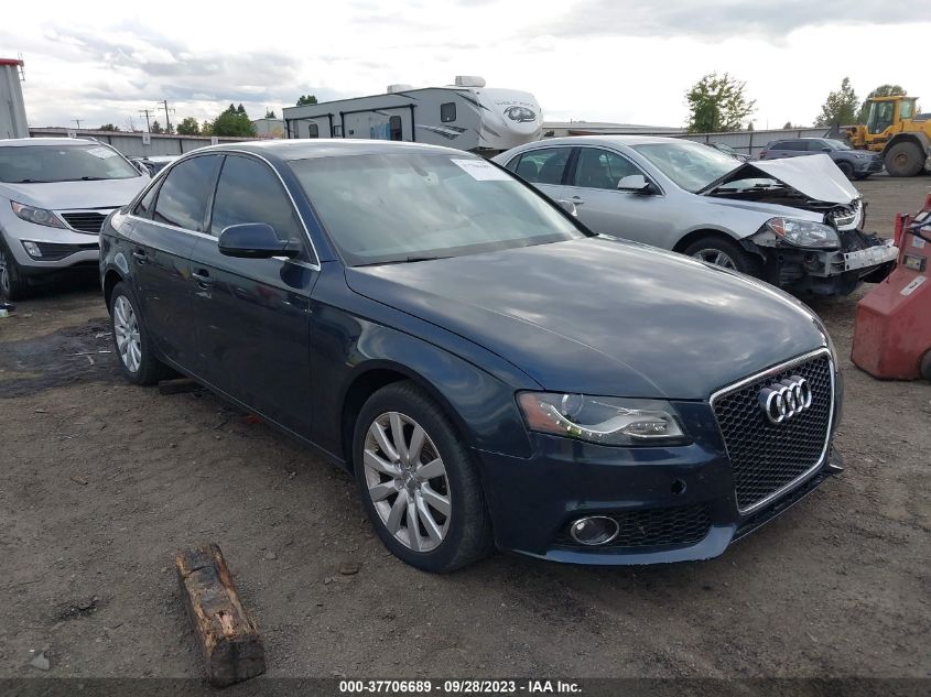 2012 Audi A4 2.0T Premium VIN: WAUBFAFL2CA116116 Lot: 37706689