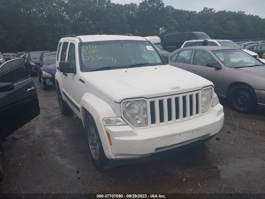 2008 Jeep Liberty Sport VIN: 1J8GN28K78W186493 Lot: 37707090