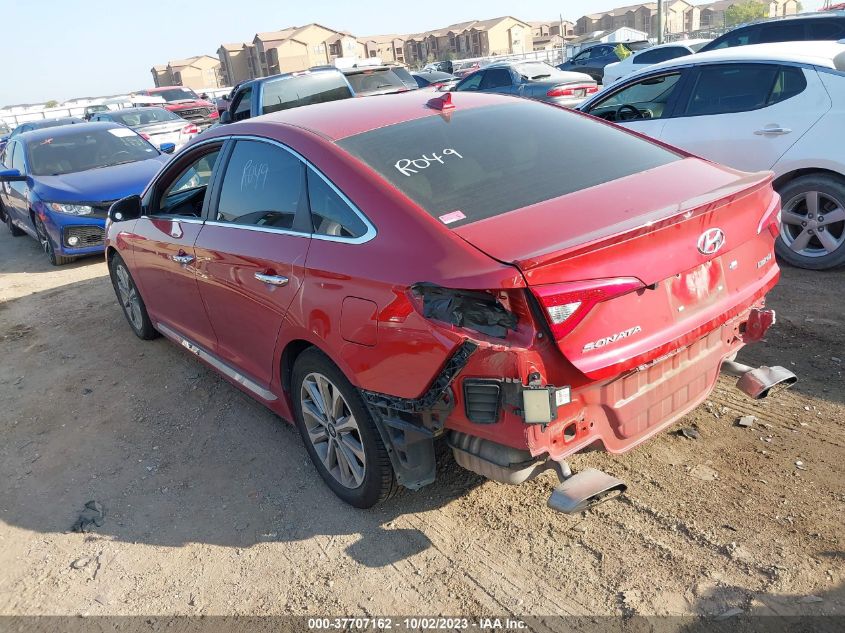 2017 Hyundai Sonata Limited VIN: 5NPE34AFXHH585658 Lot: 37707162