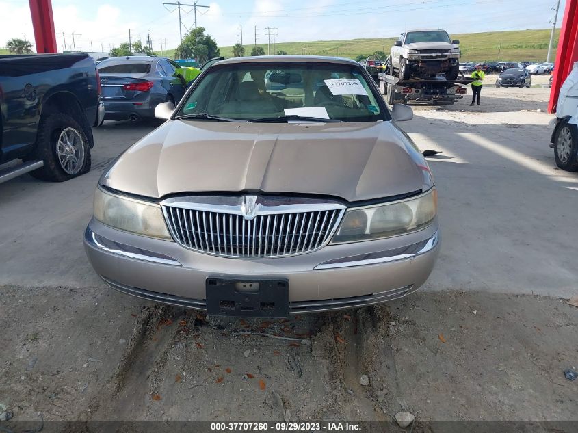 2000 Lincoln Continental VIN: 1LNHM97V9YY865832 Lot: 37707260