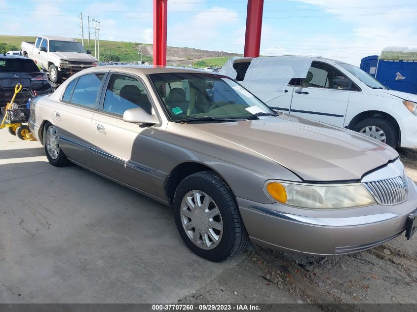 2000 Lincoln Continental VIN: 1LNHM97V9YY865832 Lot: 37707260